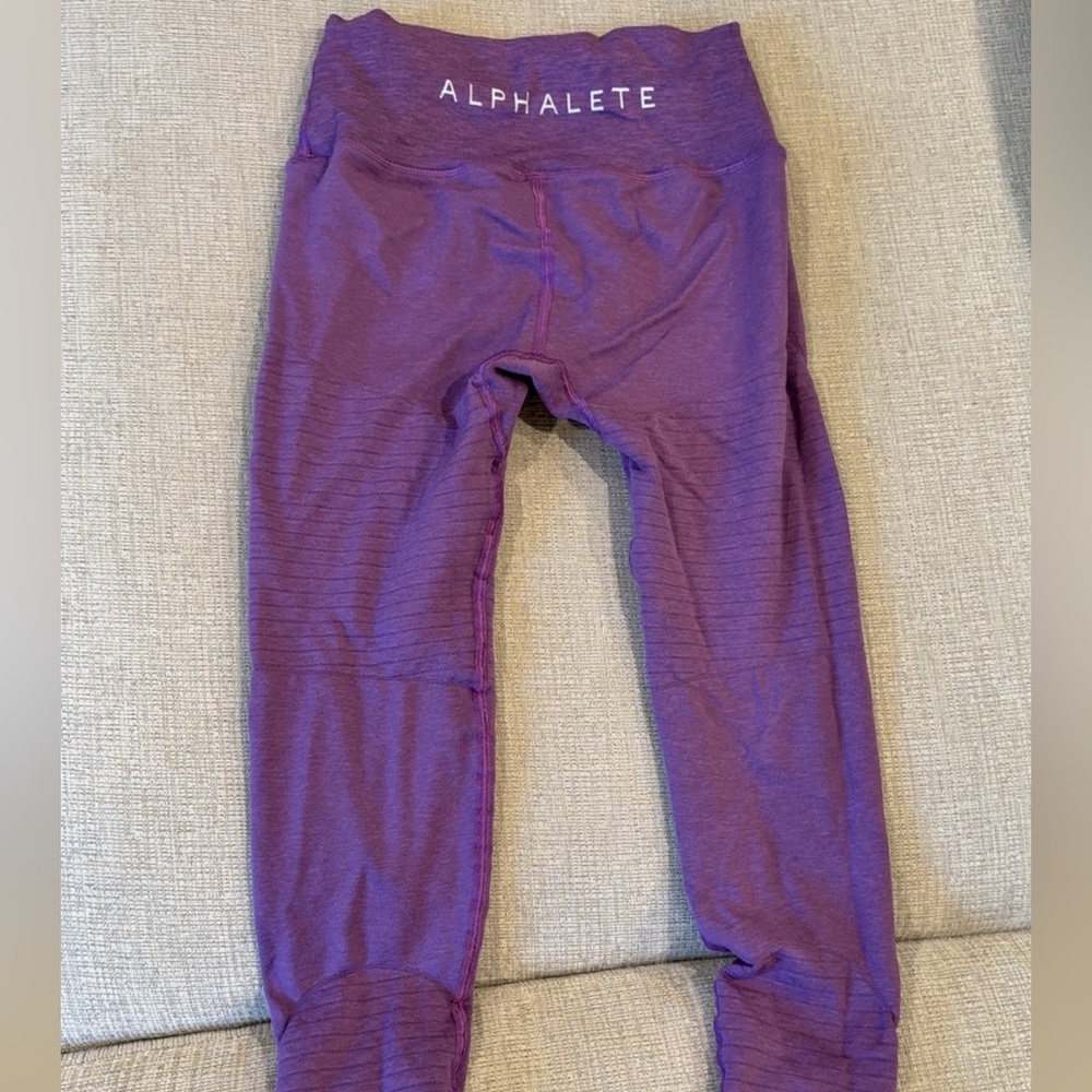 ALPHALETE Purple Leggings - Size Small